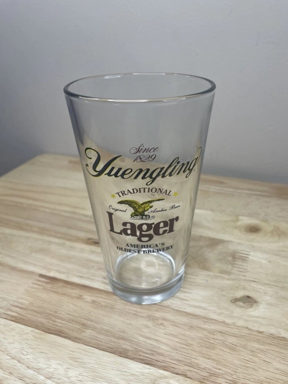 Yuengling Traditional Lager 16oz Pint Glass America’s Oldest Brewery Beer Glass